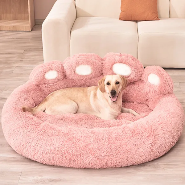 Fluffy Dog Bed - Paws Safe Haven